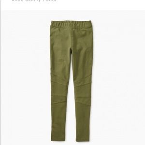 Girls Tea Collection olive green skinny pants